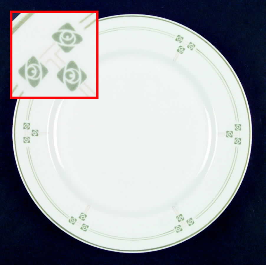 Tudor Rose Dinner Plate by Syracuse-1