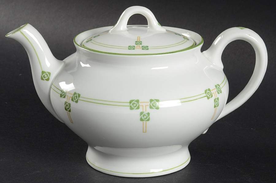 Tudor Rose Teapot & Lid by Syracuse-1