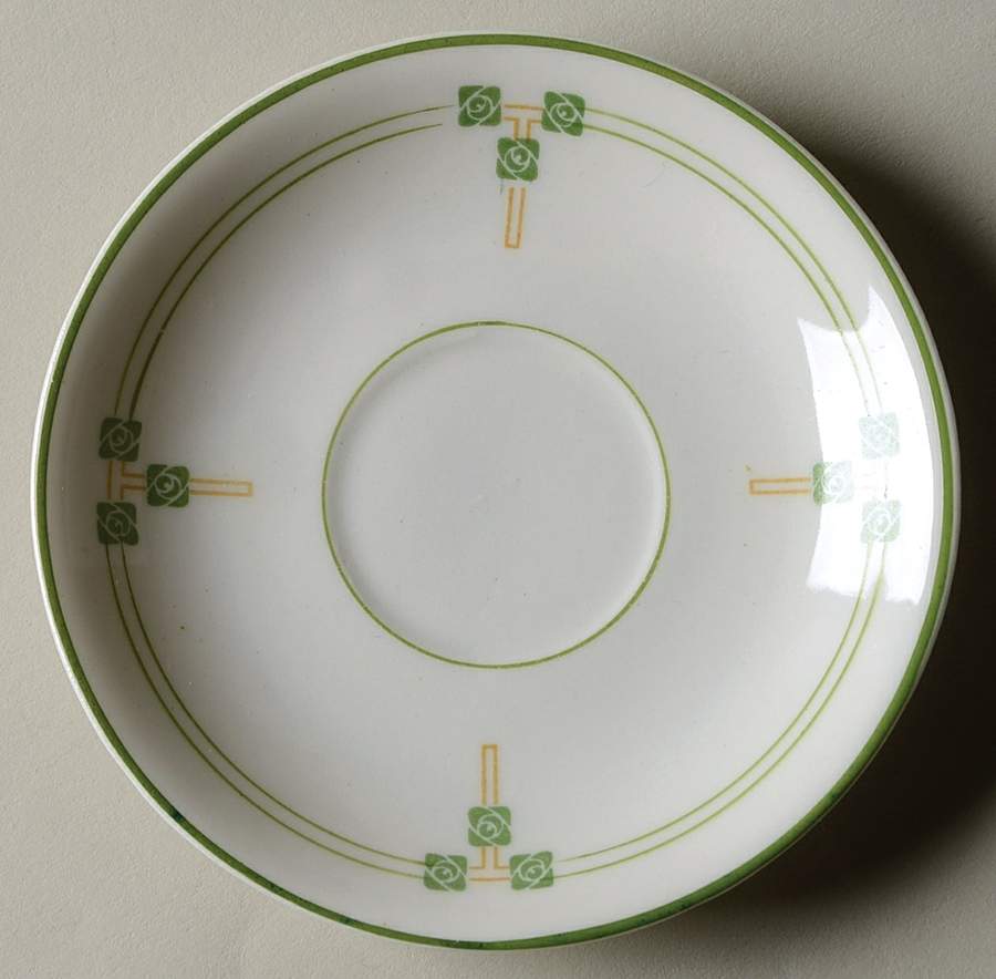 Tudor Rose Saucer for Demitasse Cup by Syracuse-1