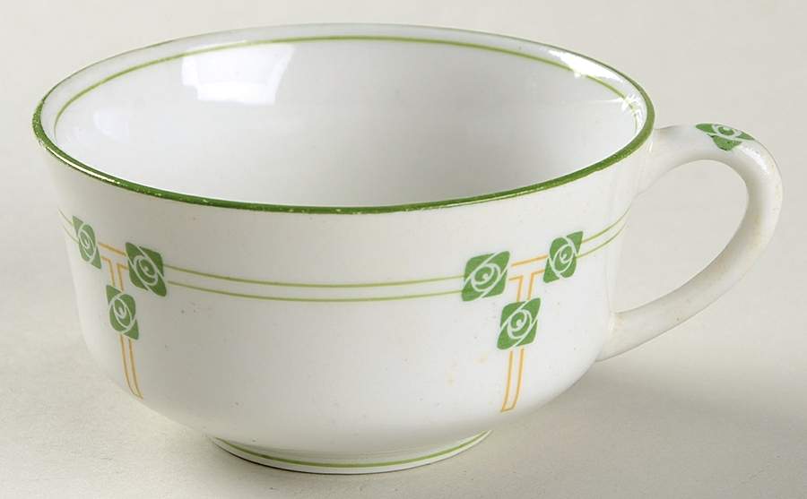 Tudor Rose Flat Cup by Syracuse-1