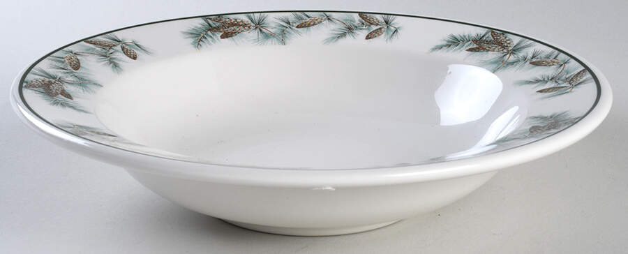 SY117  Large Rim Soup Bowl by Syracuse-1