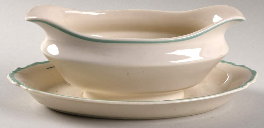 SY148 Gravy Boat with Attached Underplate by Syracuse-1