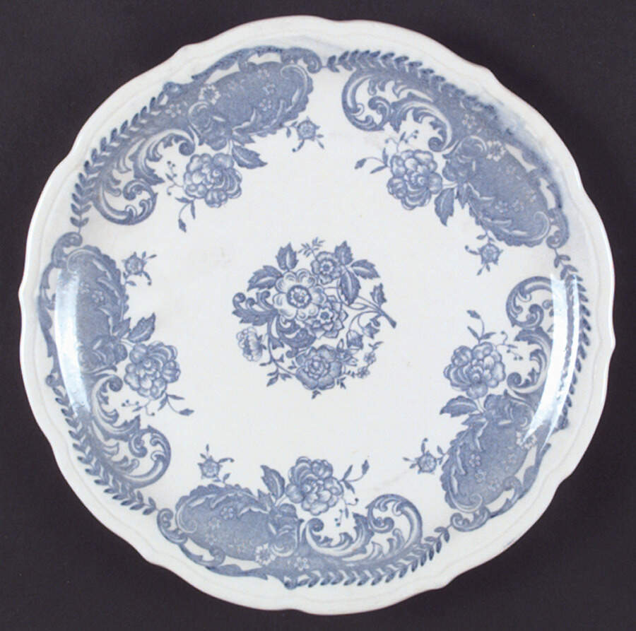 SY219 Blue Dinner Plate by Syracuse-1