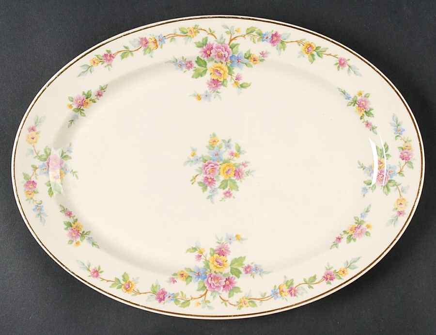 SY40 12" Oval Serving Platter by Syracuse-1