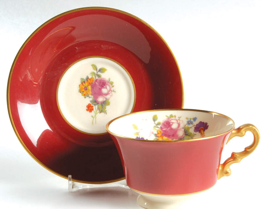 SY57 Footed Cup & Saucer Set by Syracuse-1
