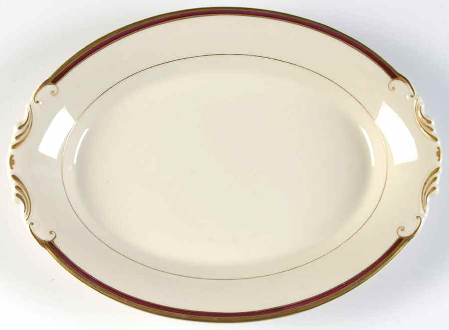 SY61 12" Oval Serving Platter by Syracuse-1