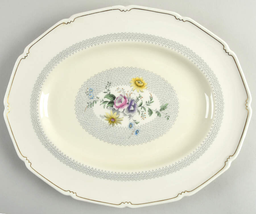 SY62 13" Oval Serving Platter by Syracuse-1
