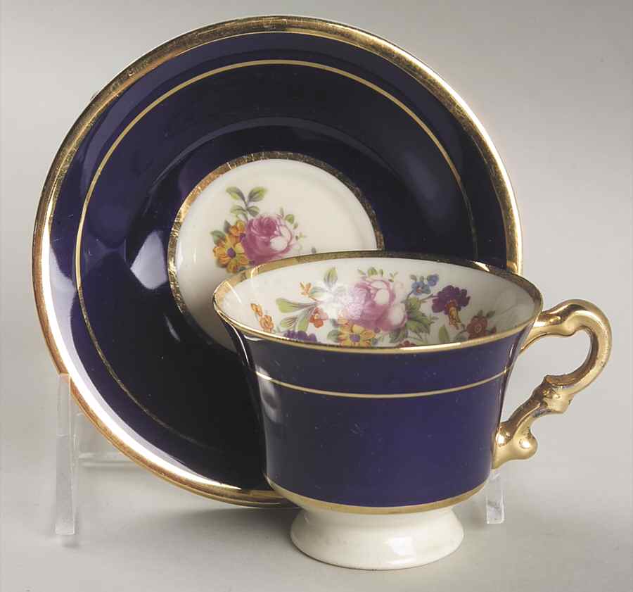 SY63 Footed Demitasse Cup & Saucer Set by Syracuse-1