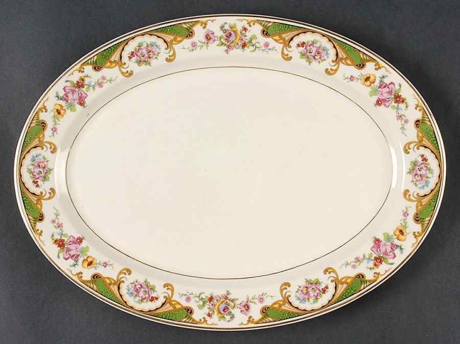 SY67 12" Oval Serving Platter by Syracuse-1