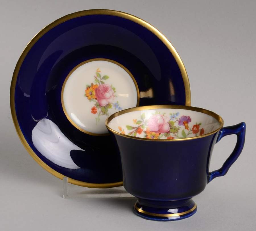 SY8 Footed Demitasse Cup & Saucer Set by Syracuse-1