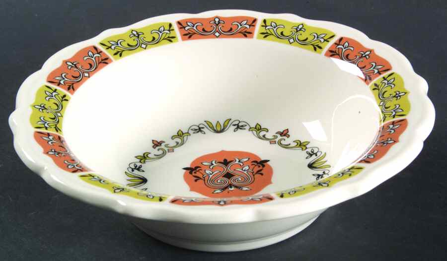 Coral 'N Jade Rim Cereal Bowl by Syracuse-1
