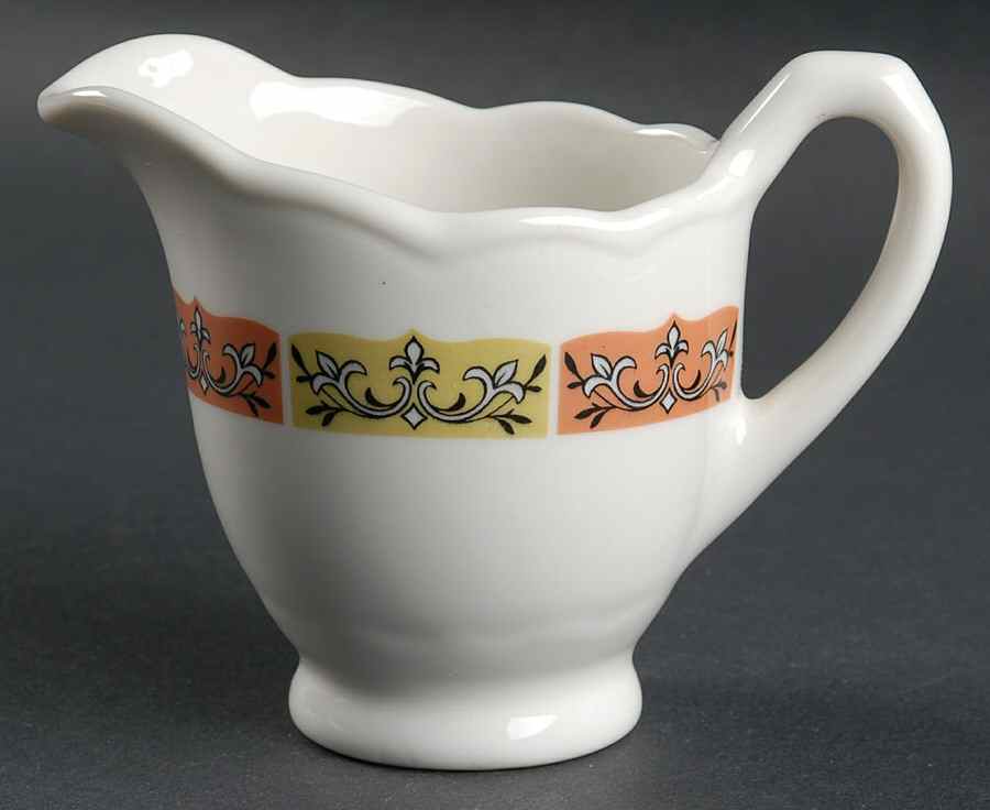 Coral 'N Jade Creamer by Syracuse-1