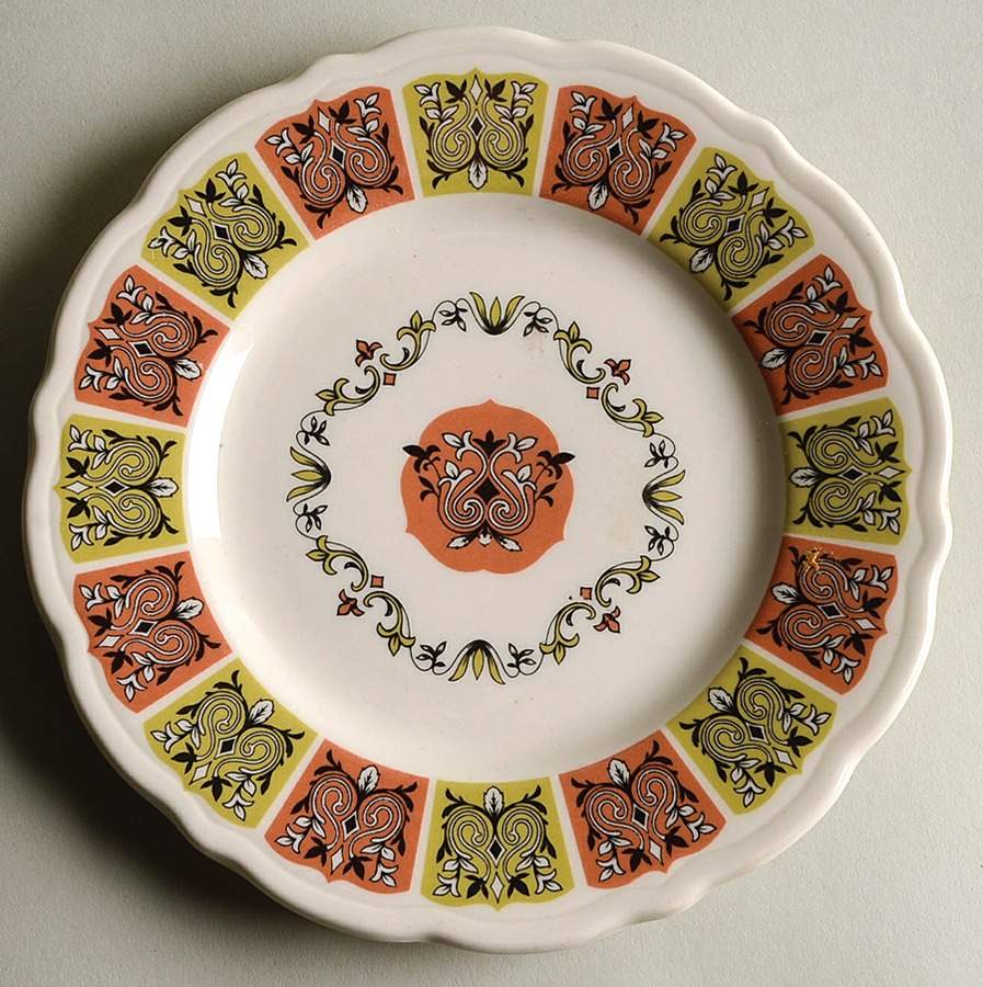 Coral 'N Jade Dessert/Pie Plate by Syracuse-1