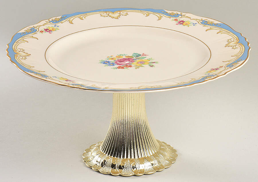 Symphony Cake Stand with 4"-5" Metal Pedestal  Hc by Syracuse-1
