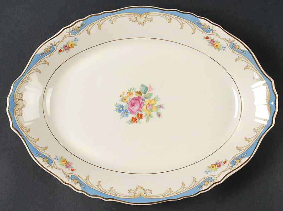 Symphony 14" Oval Serving Platter by Syracuse-1
