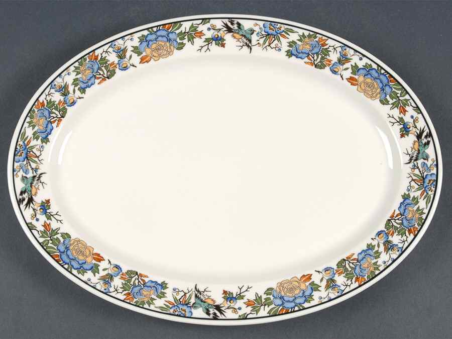 Tapestry 12" Oval Serving Platter by Syracuse-1