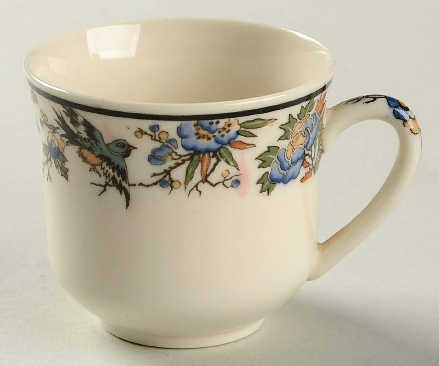 Tapestry Footed Demitasse Cup by Syracuse-1