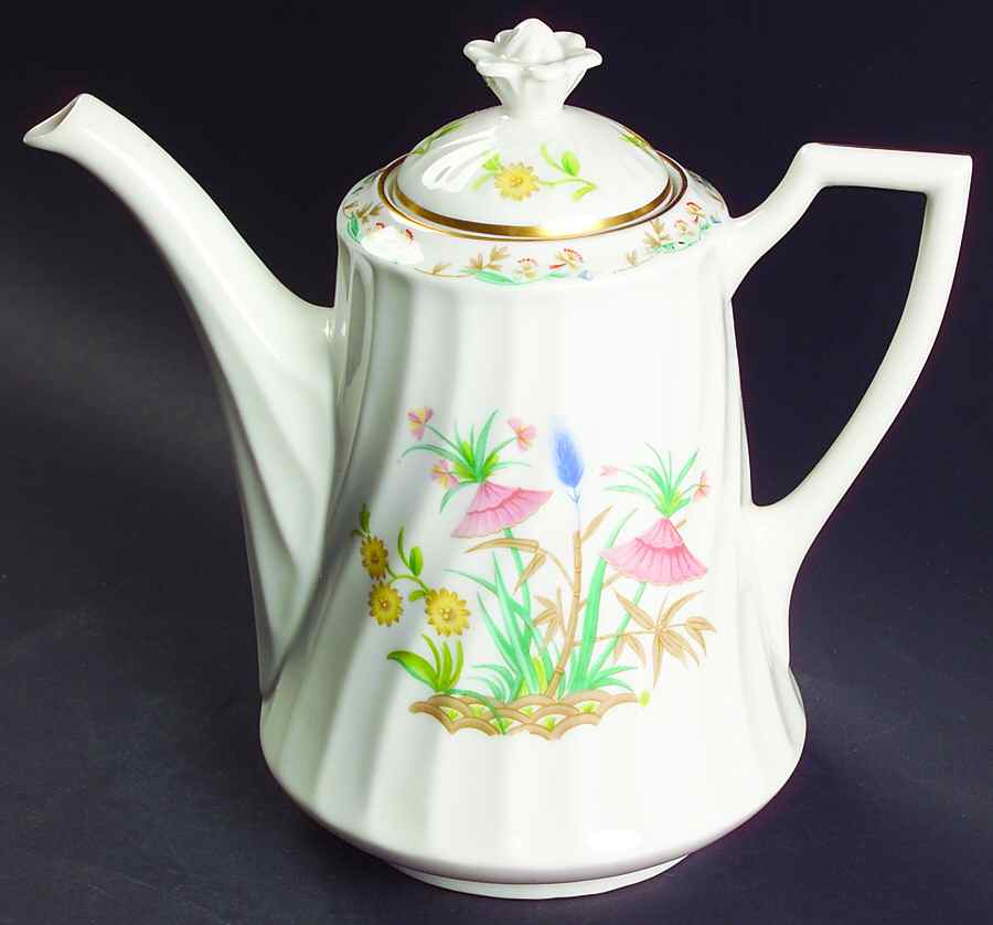 Temple Bells Coffee Pot & Lid by Syracuse-1