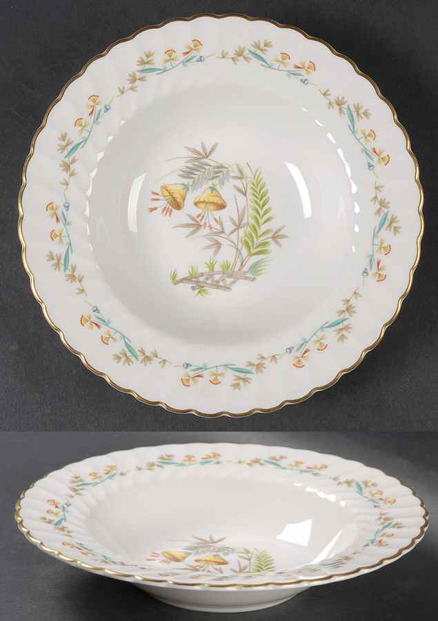 Temple Bells Rim Soup Bowl by Syracuse-1