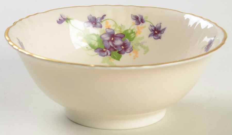 Violets Coupe Cereal Bowl by Syracuse-1