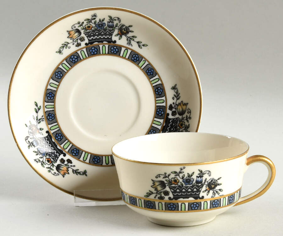 Virginia Footed Cup & Saucer Set by Syracuse-1