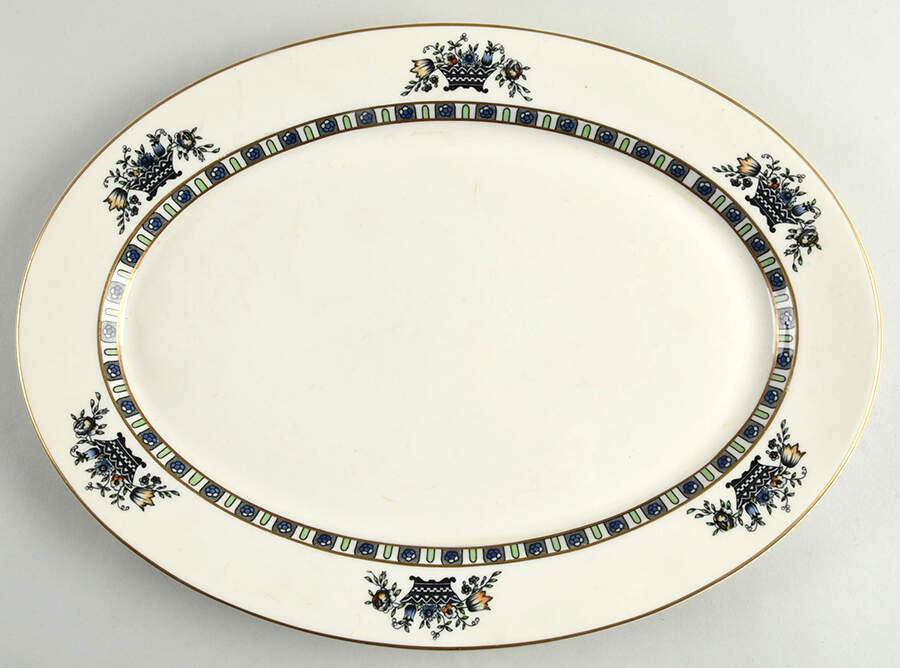 Virginia 16" Oval Serving Platter by Syracuse-1