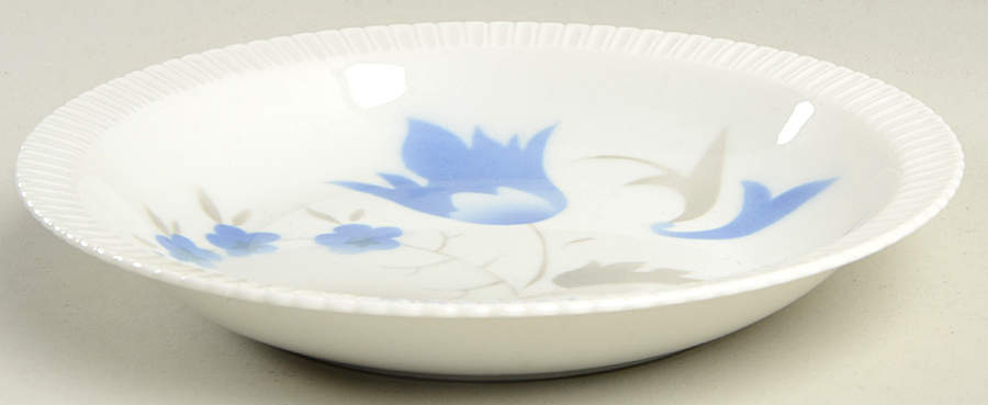 Vogue Blue Rim Soup Bowl by Syracuse-1