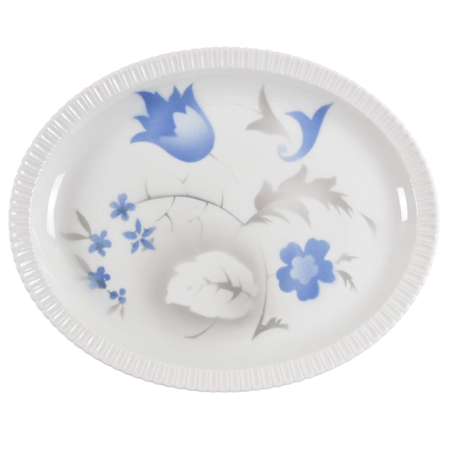 Vogue Blue 13" Oval Serving Platter by Syracuse-1