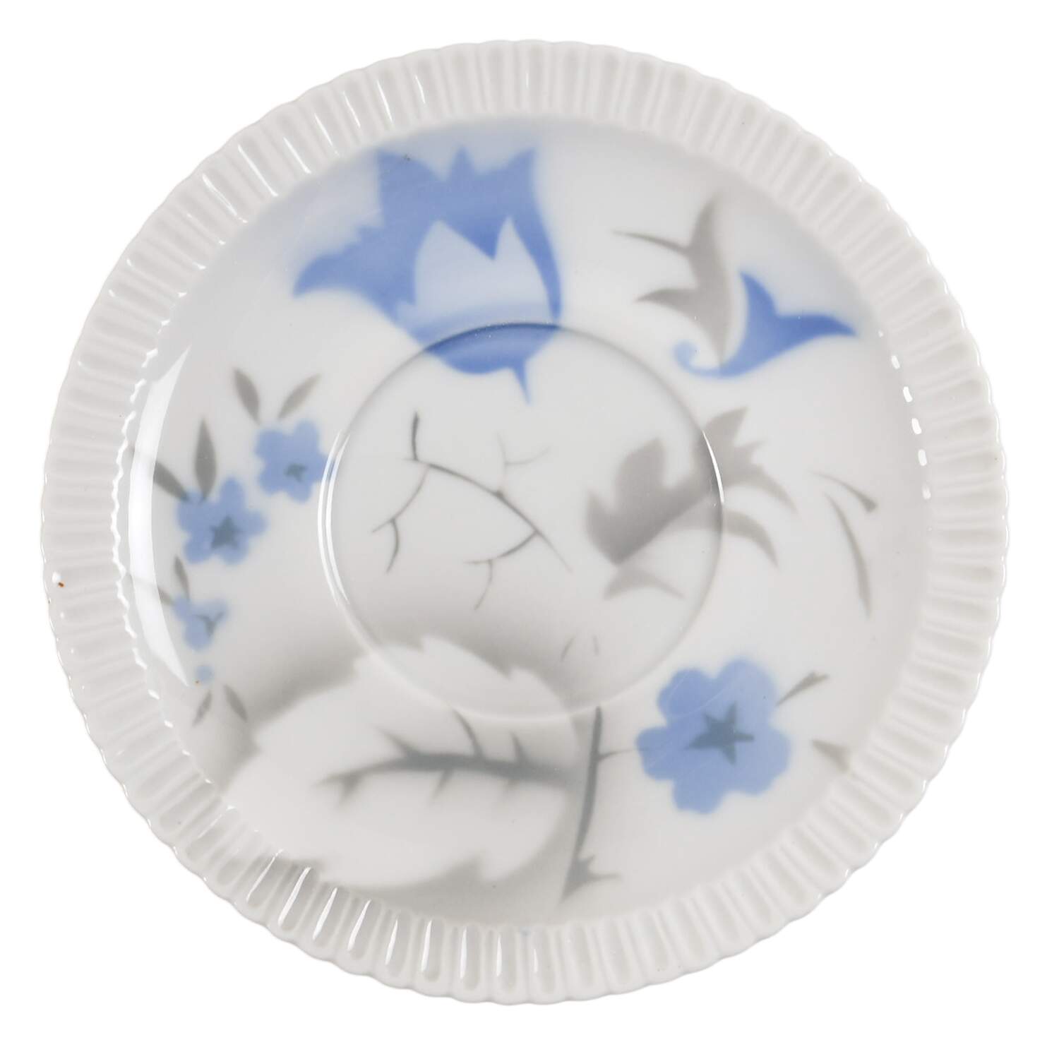 Vogue Blue Saucer for Cream Soup Bowl by Syracuse-1