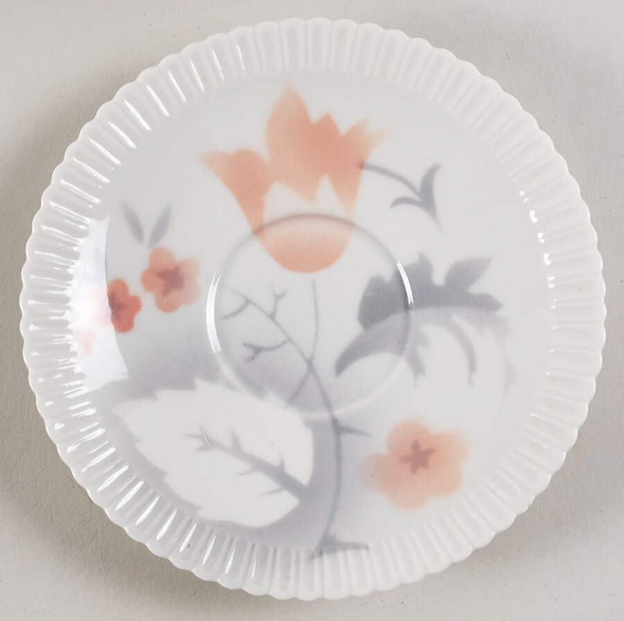 Vogue Coral Saucer by Syracuse-1