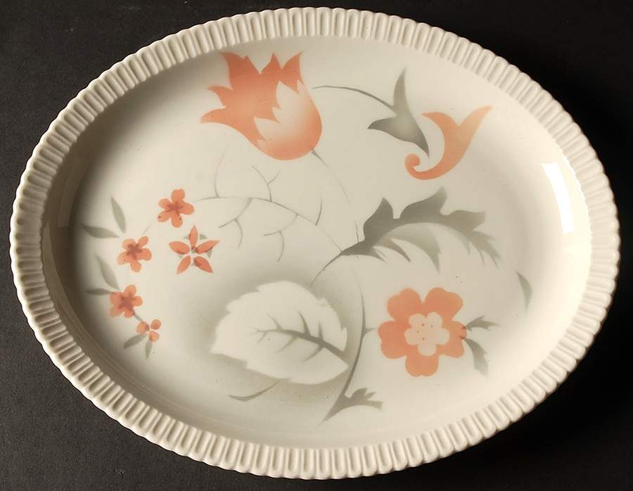 Vogue Coral 13" Oval Serving Platter by Syracuse-1