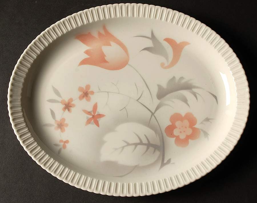 Vogue Coral 11" Oval Serving Platter by Syracuse-1