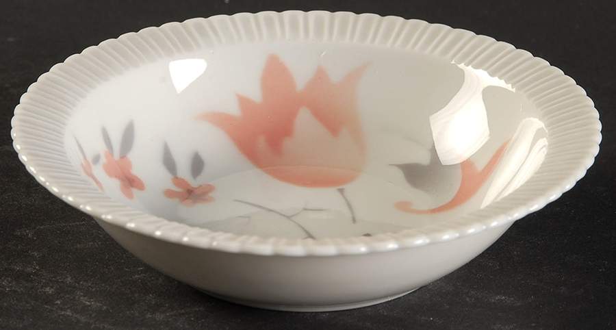 Vogue Coral Rim Fruit/Dessert (Sauce) Bowl by Syracuse-1