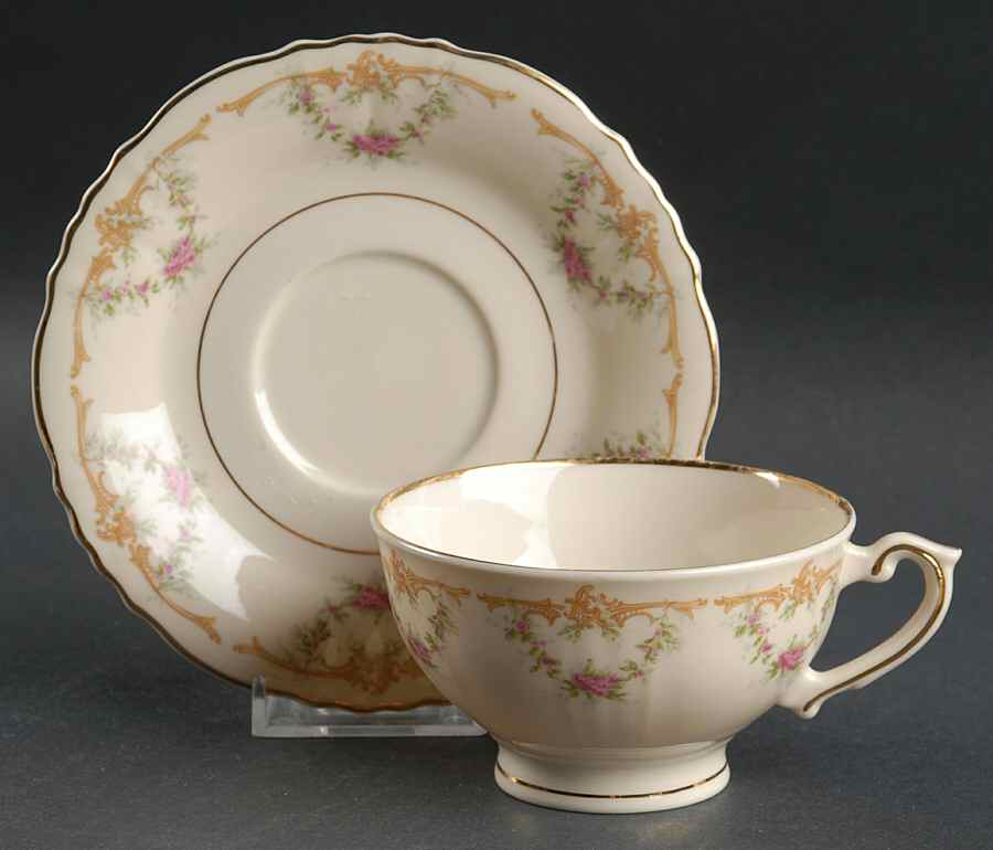 Wardell Footed Cup & Saucer Set by Syracuse-1