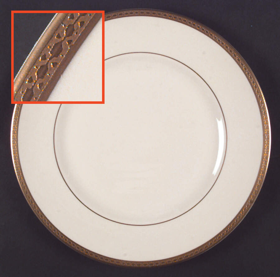 Wayne (No Color Band) Dinner Plate by Syracuse-1