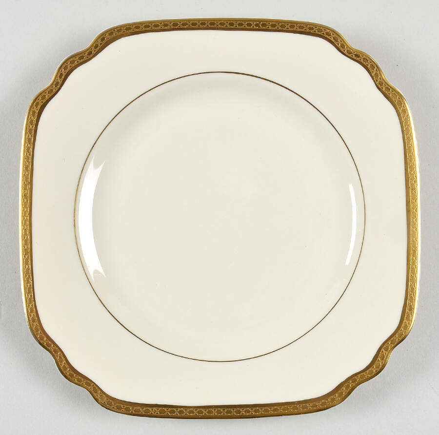 Wayne (No Color Band) Square Salad Plate by Syracuse-1