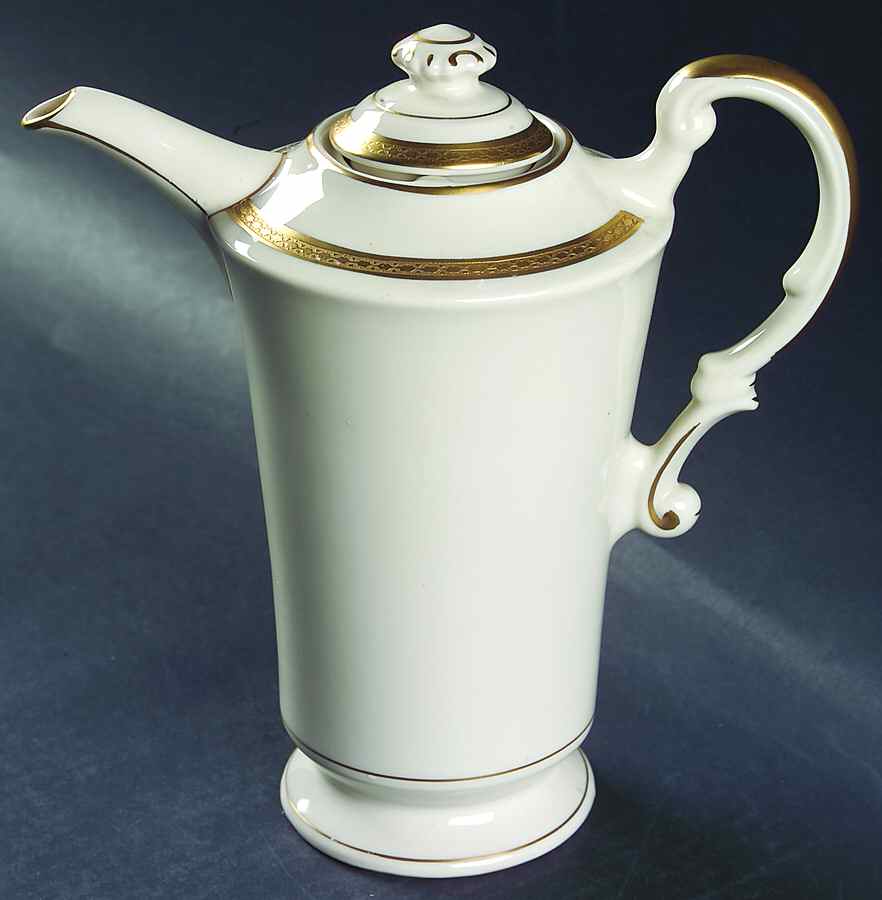 Wayne (No Color Band) Coffee Pot & Lid by Syracuse-1