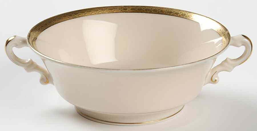 Wayne (No Color Band) Footed Cream Soup Bowl by Syracuse-1
