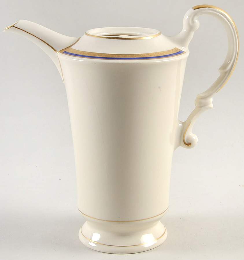 Wayne Blue (Fine China) Coffee Pot No Lid by Syracuse-1