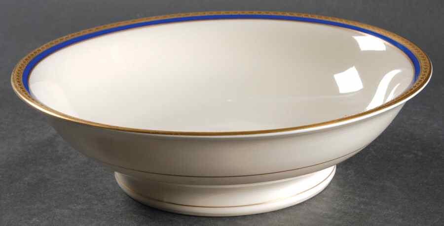 Wayne Blue (Fine China) 9" Round Vegetable Bowl by Syracuse-1