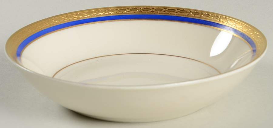 Wayne Blue (Fine China) Fruit/Dessert (Sauce) Bowl by Syracuse-1