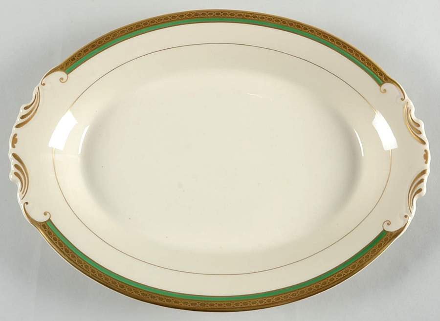 Wayne Green 12" Oval Serving Platter by Syracuse-1