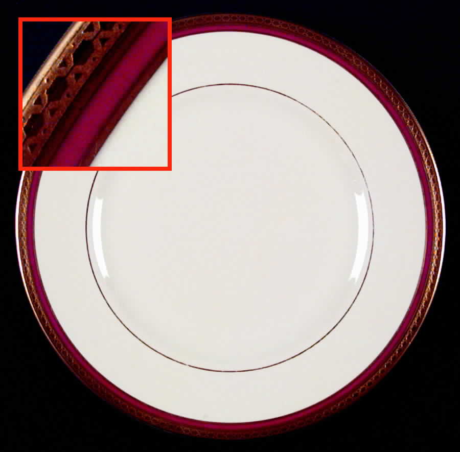 Wayne Maroon Dinner Plate by Syracuse-1