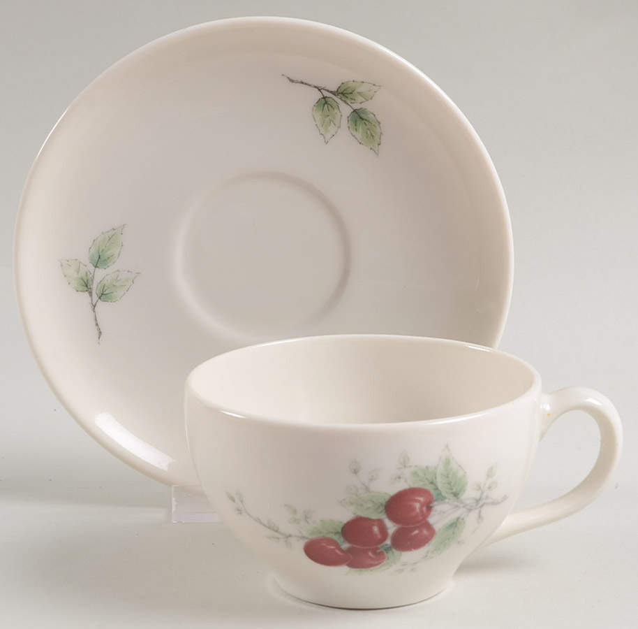 Wayside Flat Cup & Saucer Set by Syracuse-1