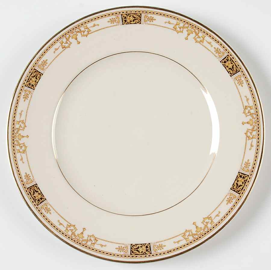 Webster (Old Ivory, Gold Trim) Salad Plate by Syracuse-1