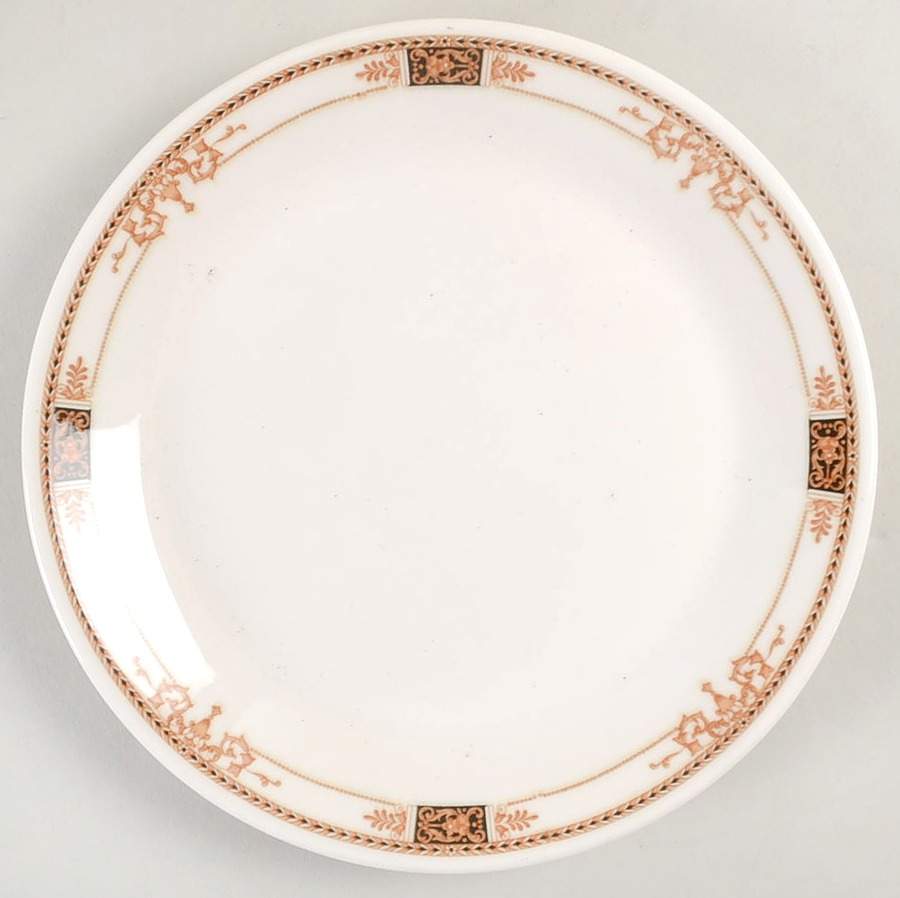 Webster (Restaurant, White, No Trim) Coupe Salad Plate by Syracuse-1