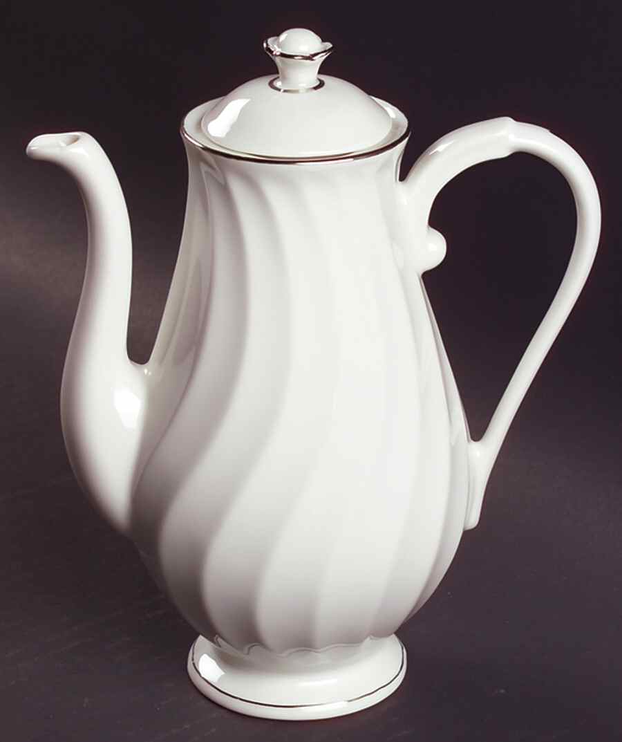 Wedding Ring Coffee Pot & Lid by Syracuse-1