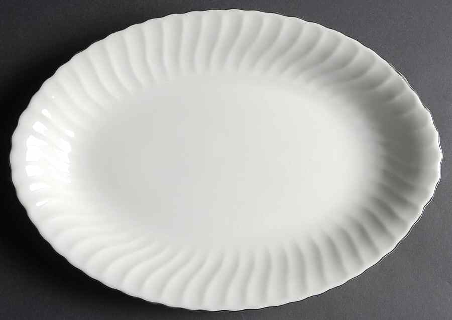 Wedding Ring 16" Oval Serving Platter by Syracuse-1