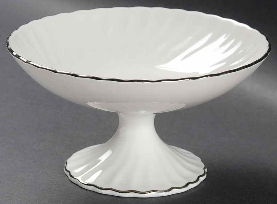 Wedding Ring Round Compote (Height X Width) by Syracuse-1