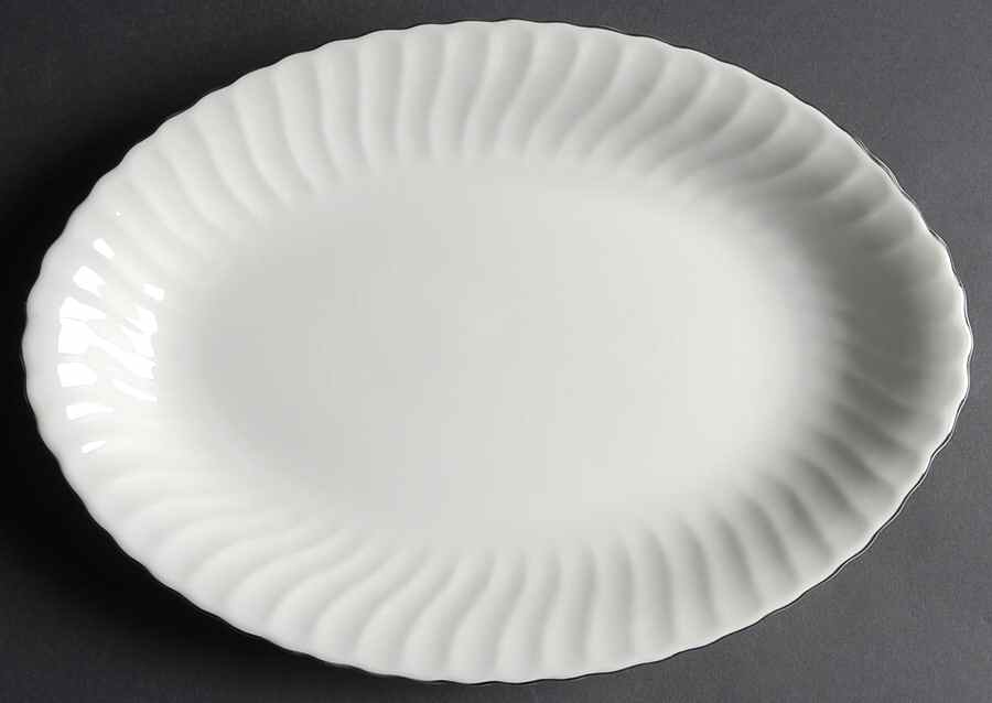 Wedding Ring 14" Oval Serving Platter by Syracuse-1